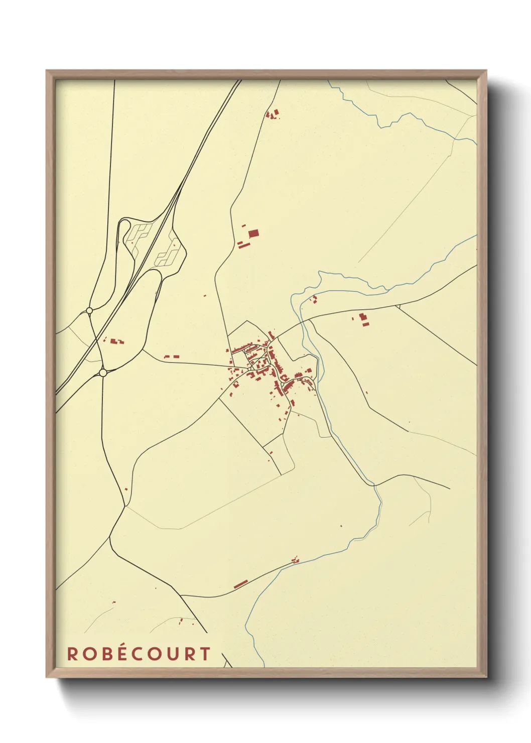 Un poster carteRobécourt