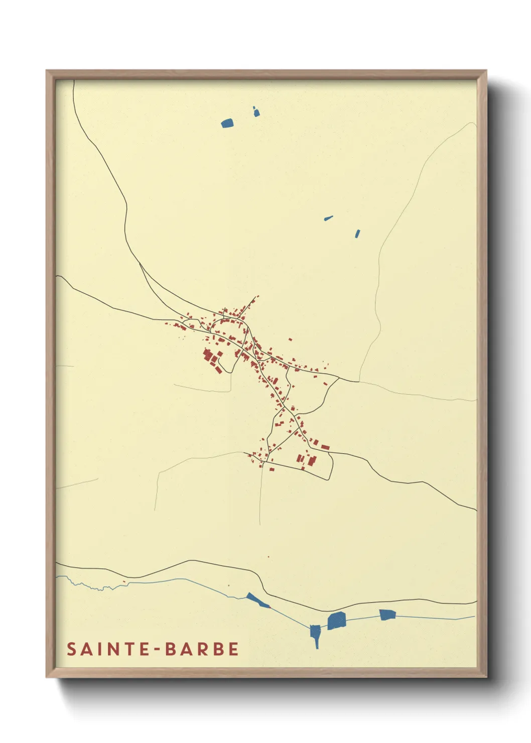 Un poster carteSainte-Barbe