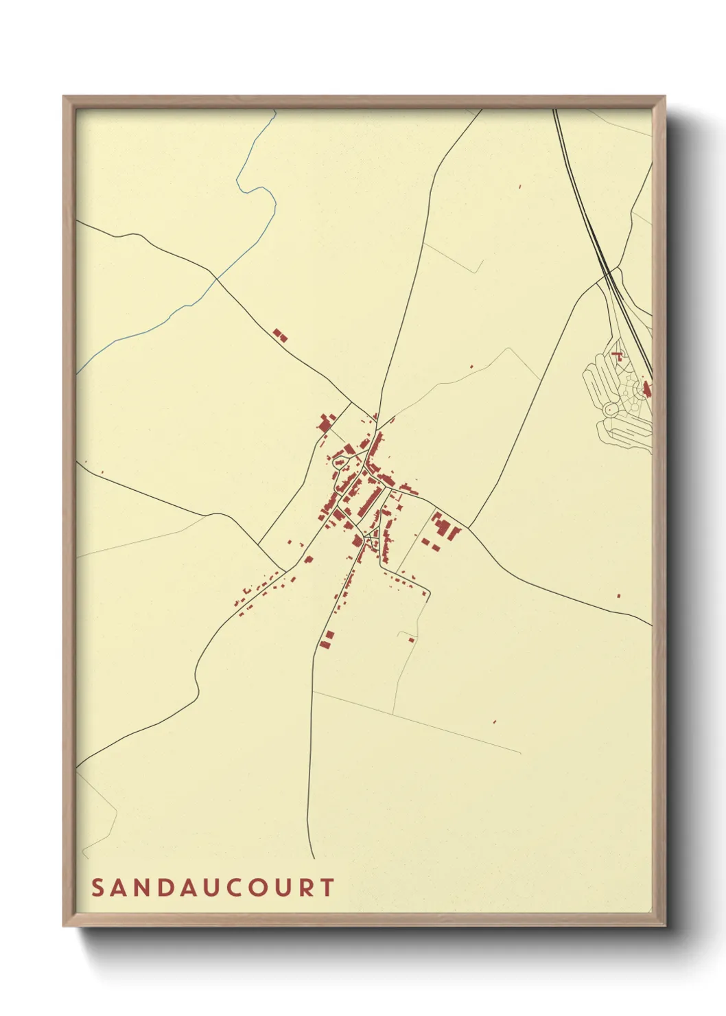 Un poster carteSandaucourt