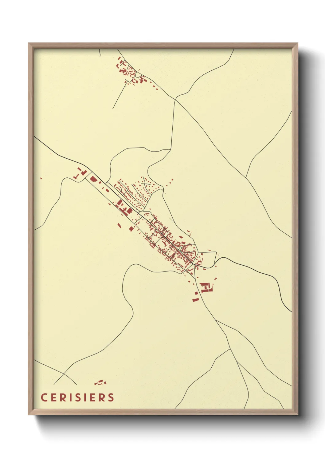 Un poster carteCerisiers