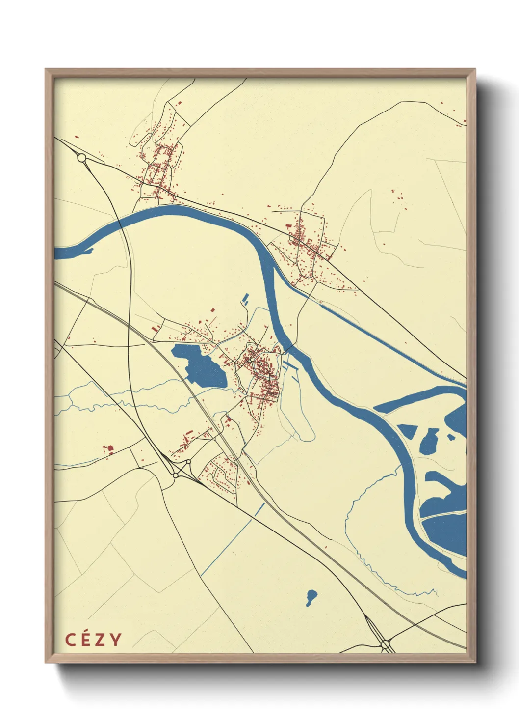 Un poster carteCézy