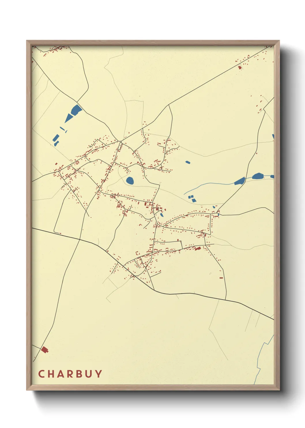 Une affiche de carte sur Charbuy