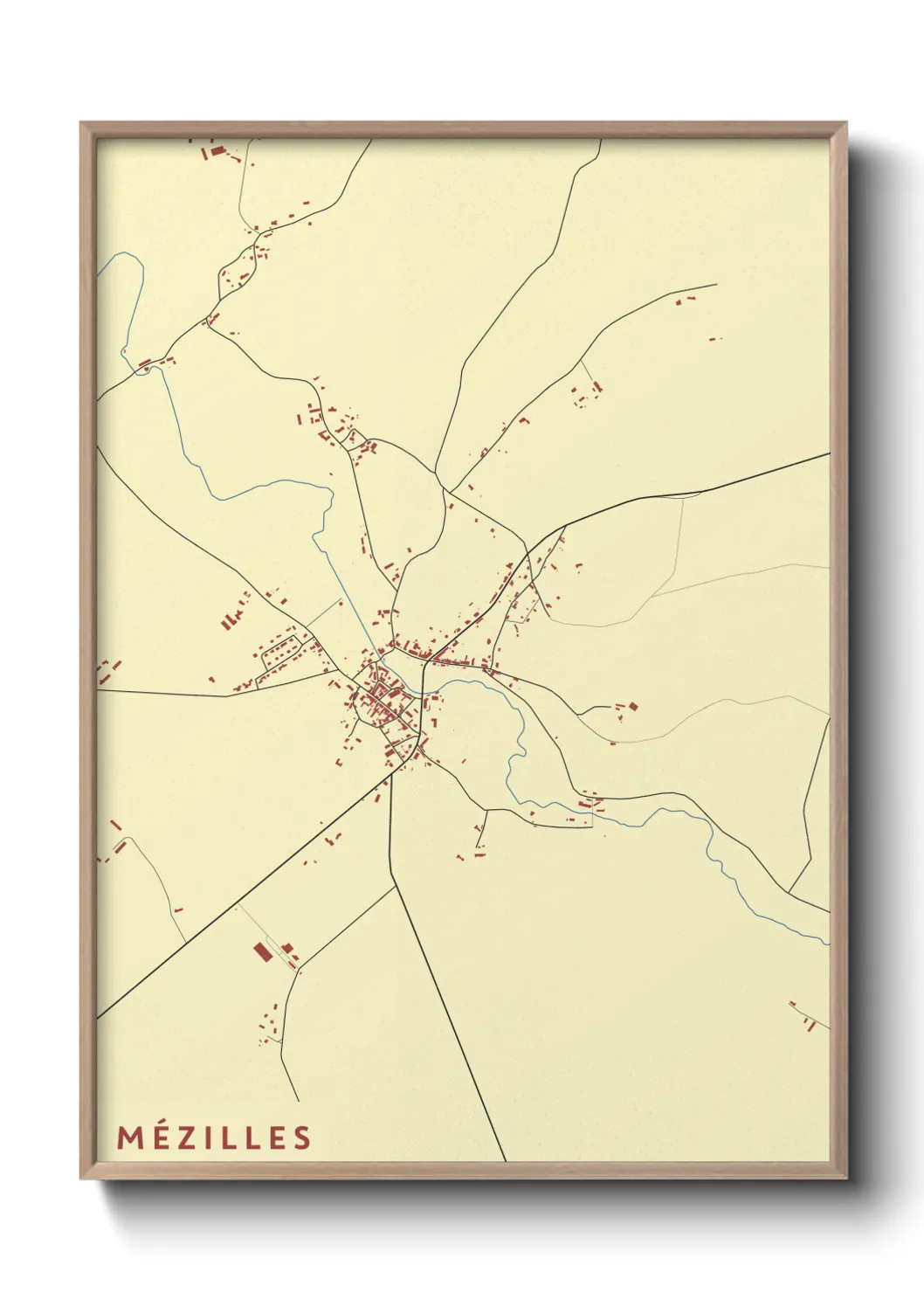 Un poster carteMézilles