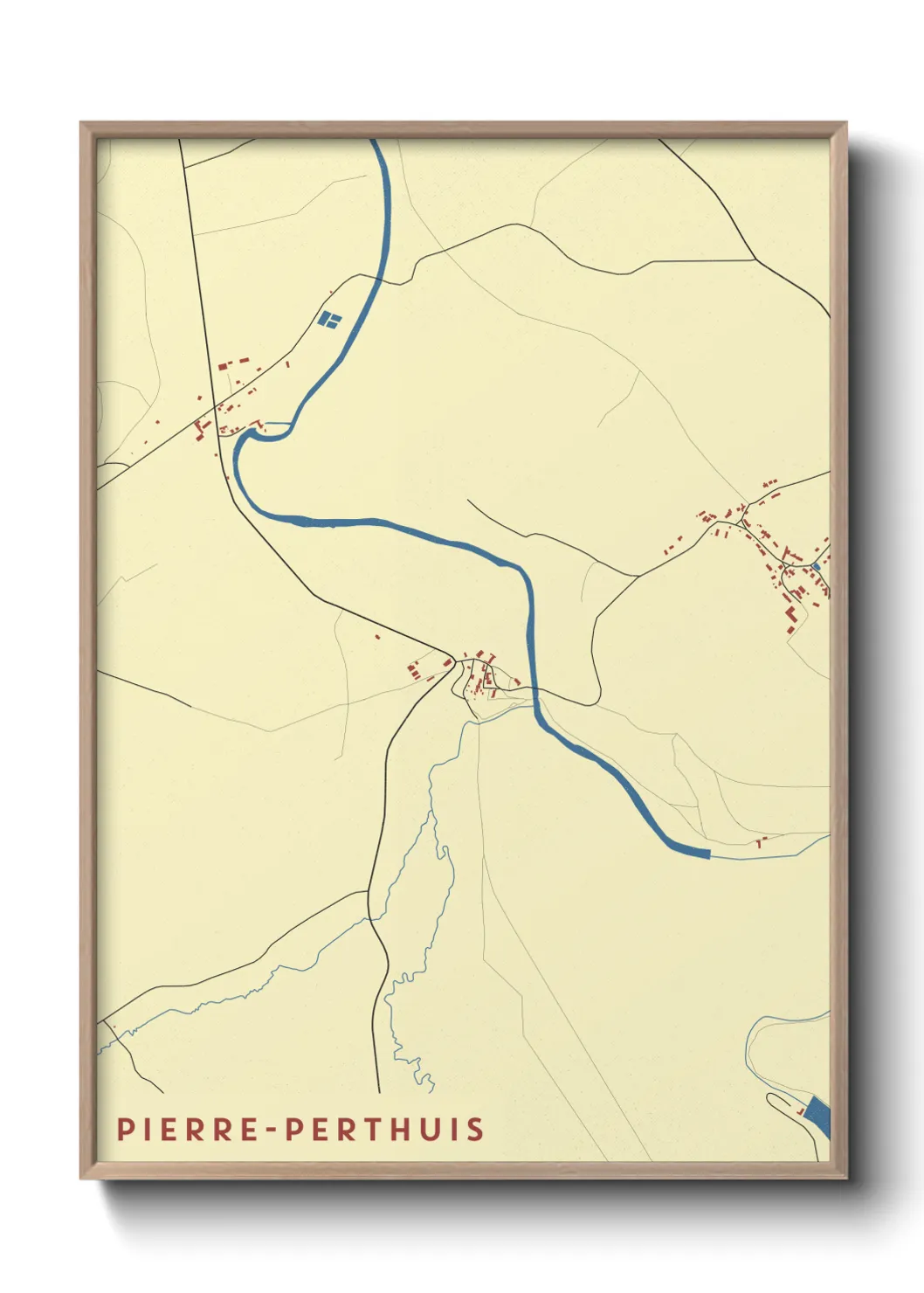 Un poster cartePierre-Perthuis
