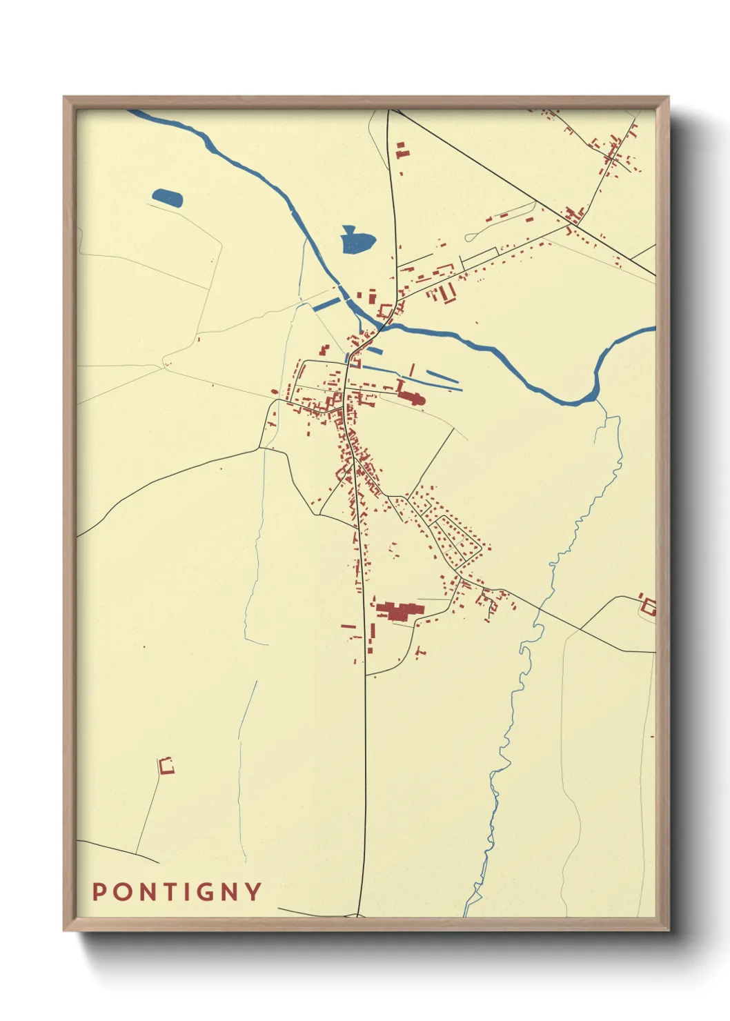 Un poster cartePontigny