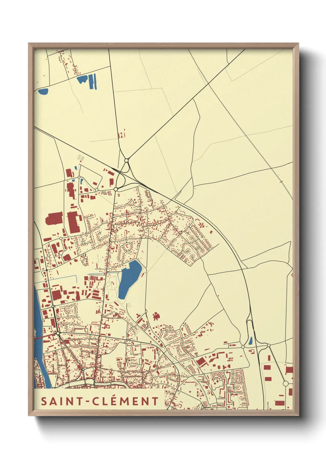 Un poster carteSaint-Clément