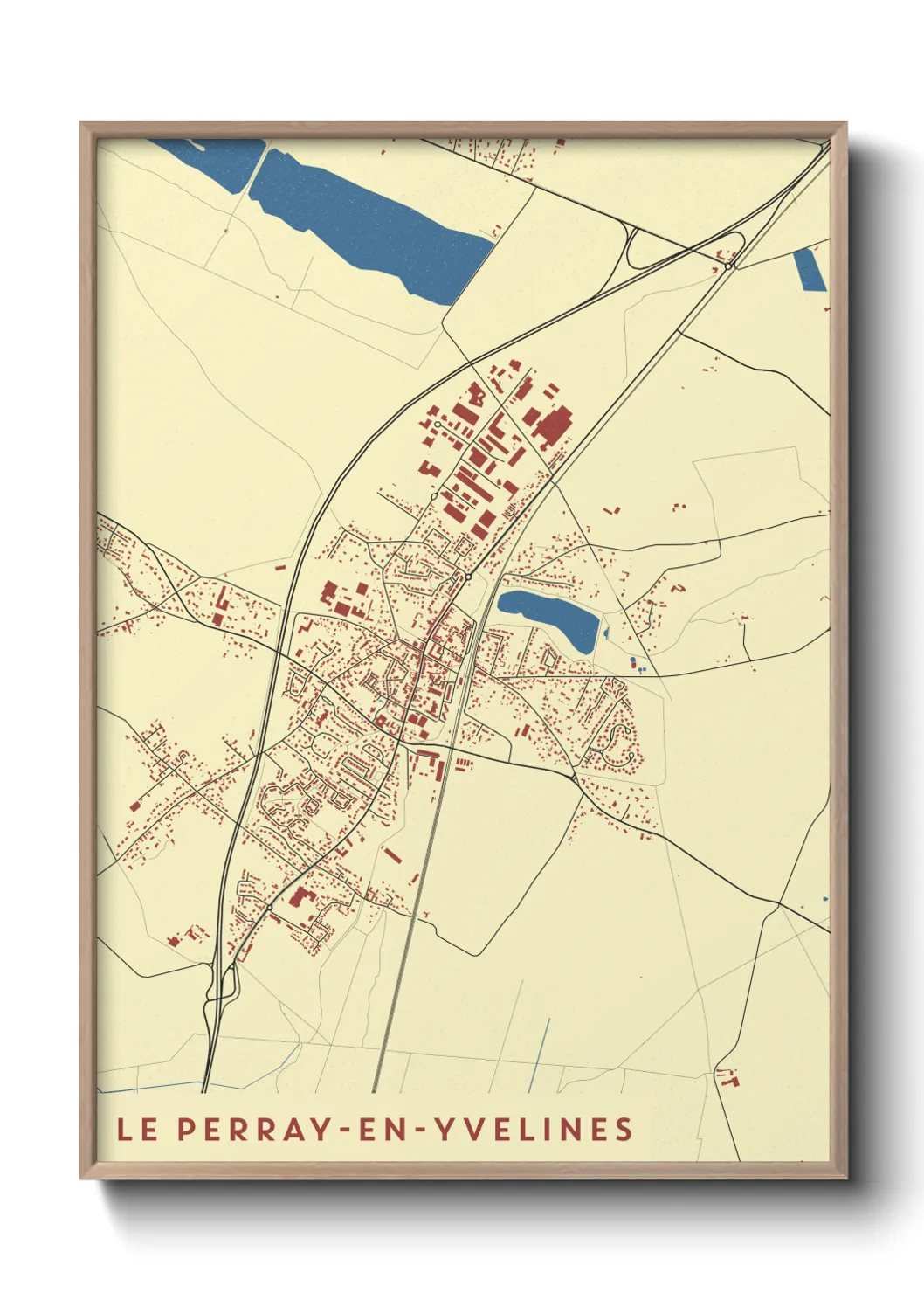 Un poster carteLe Perray-en-Yvelines