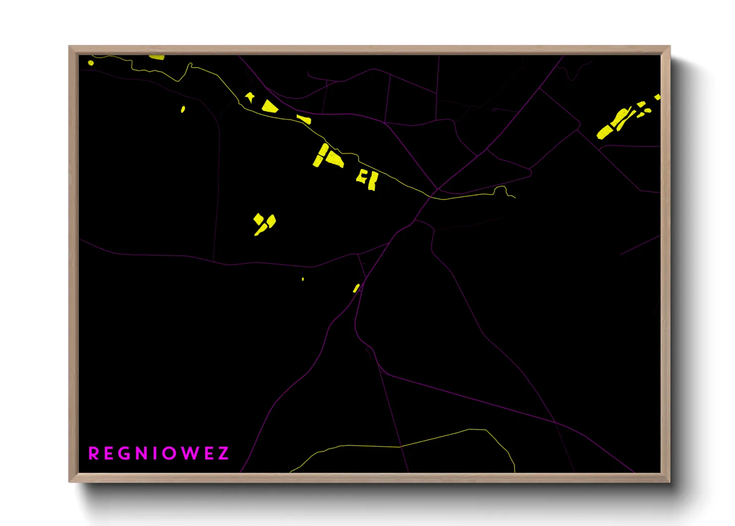 Une affiche de carte sur Regniowez