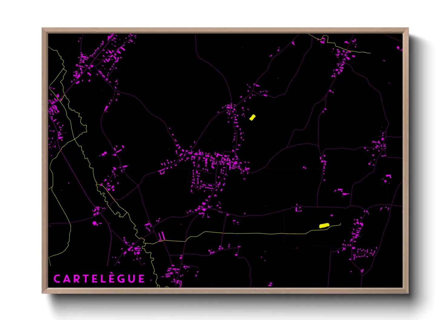 Une affiche de carte sur Cartelègue