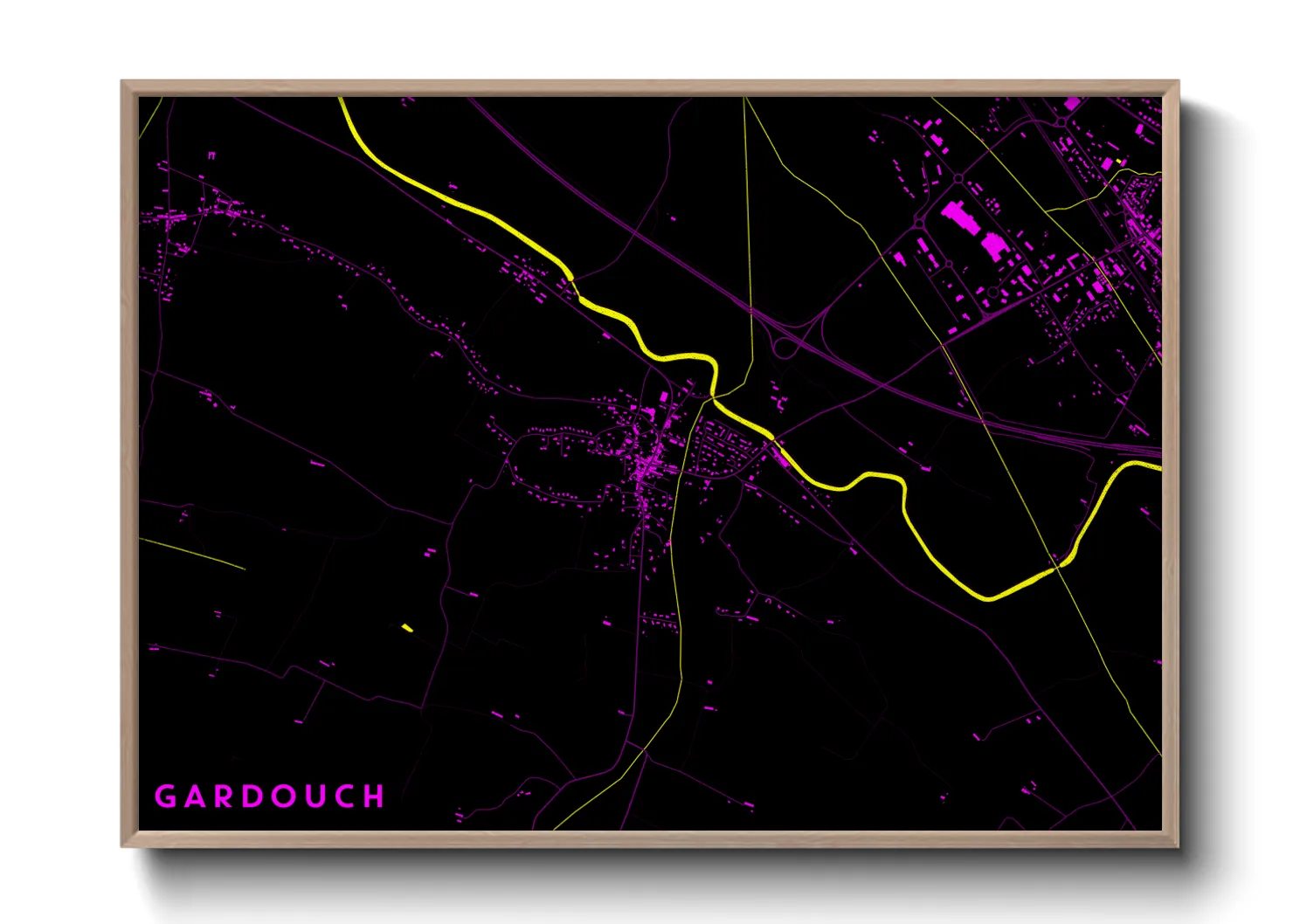 Une affiche de carte sur Gardouch