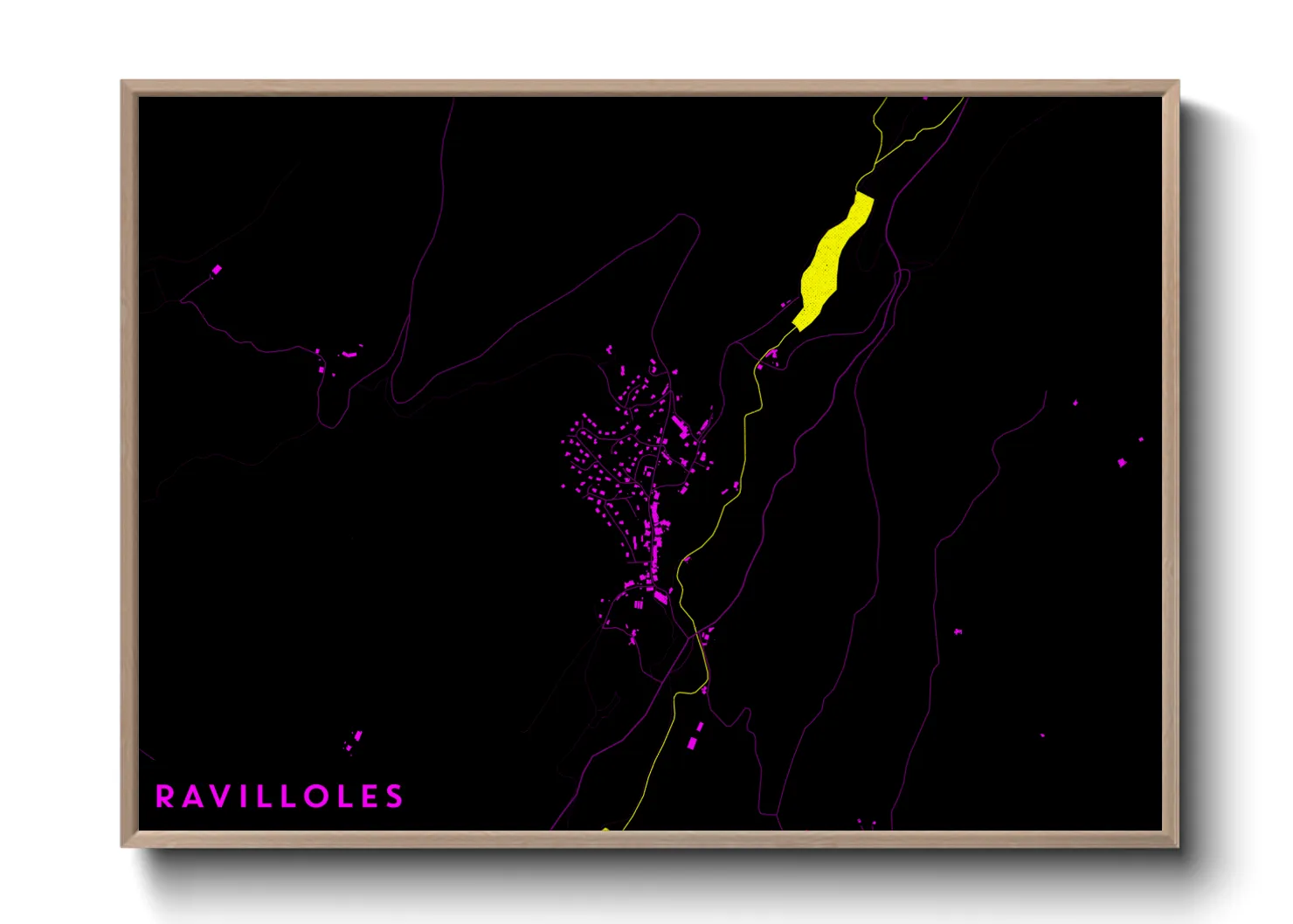 Une affiche de carte sur Ravilloles