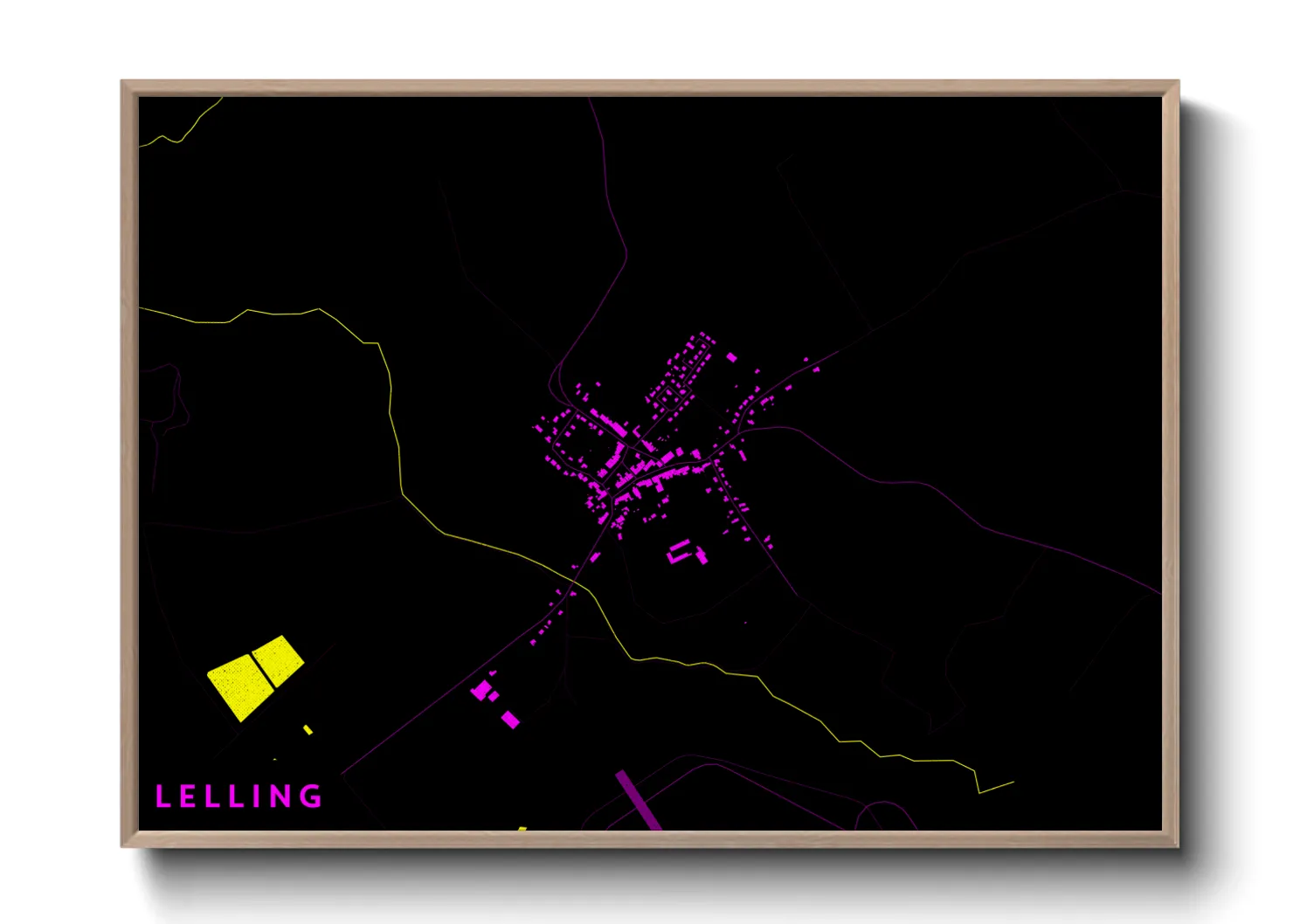 Une affiche de carte sur Lelling