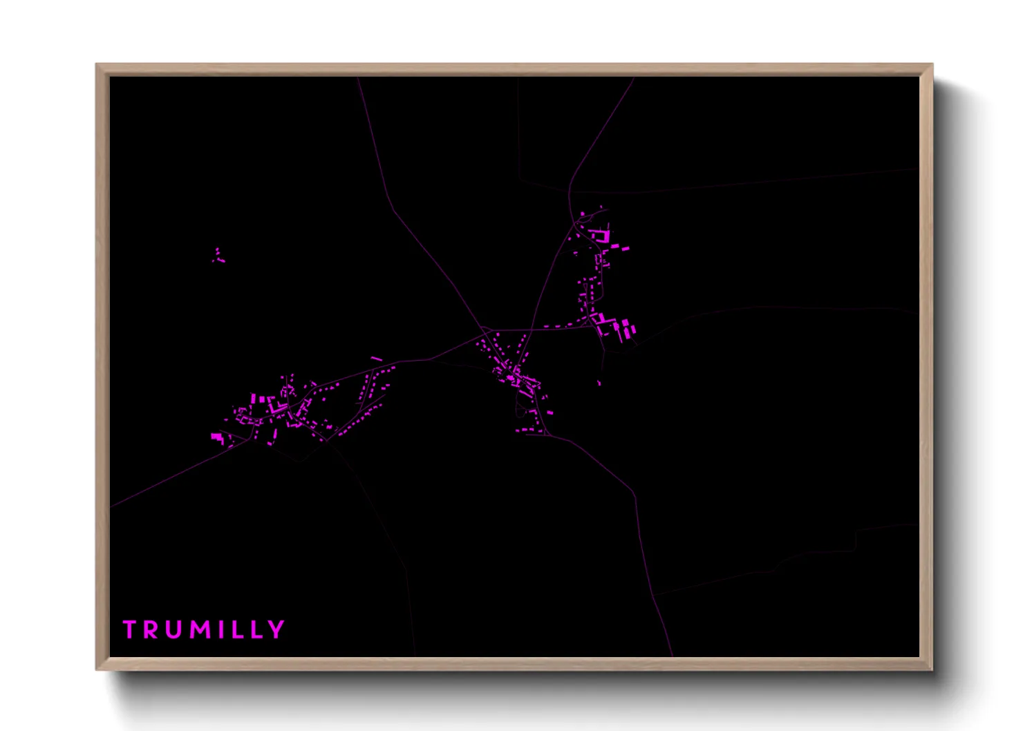 Une affiche de carte sur Trumilly