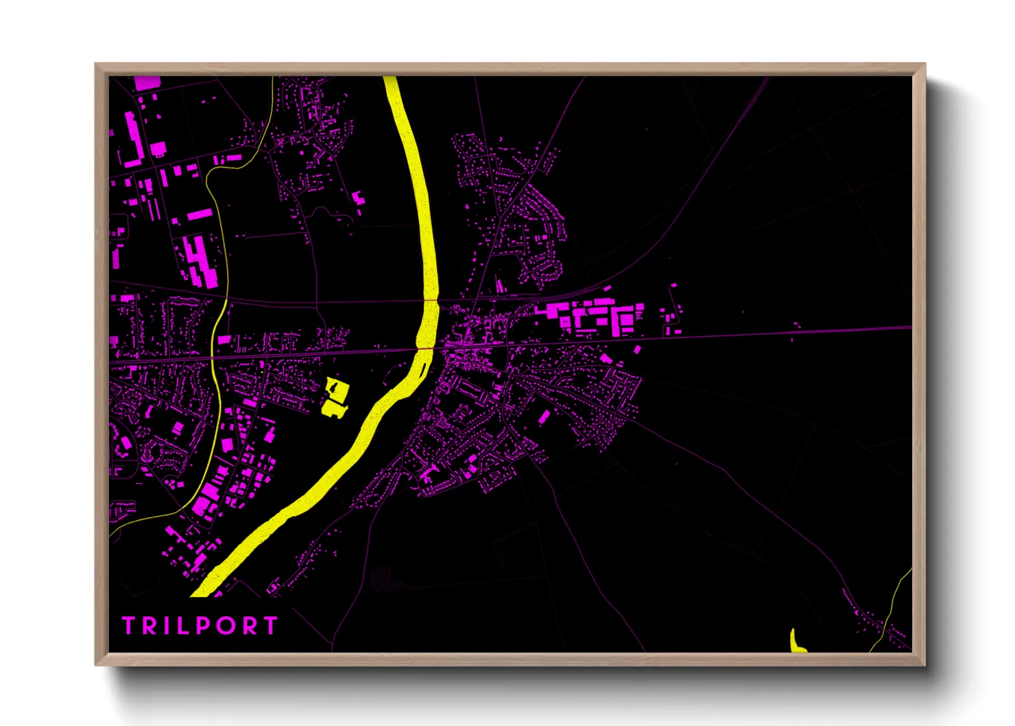 Une affiche de carte sur Trilport