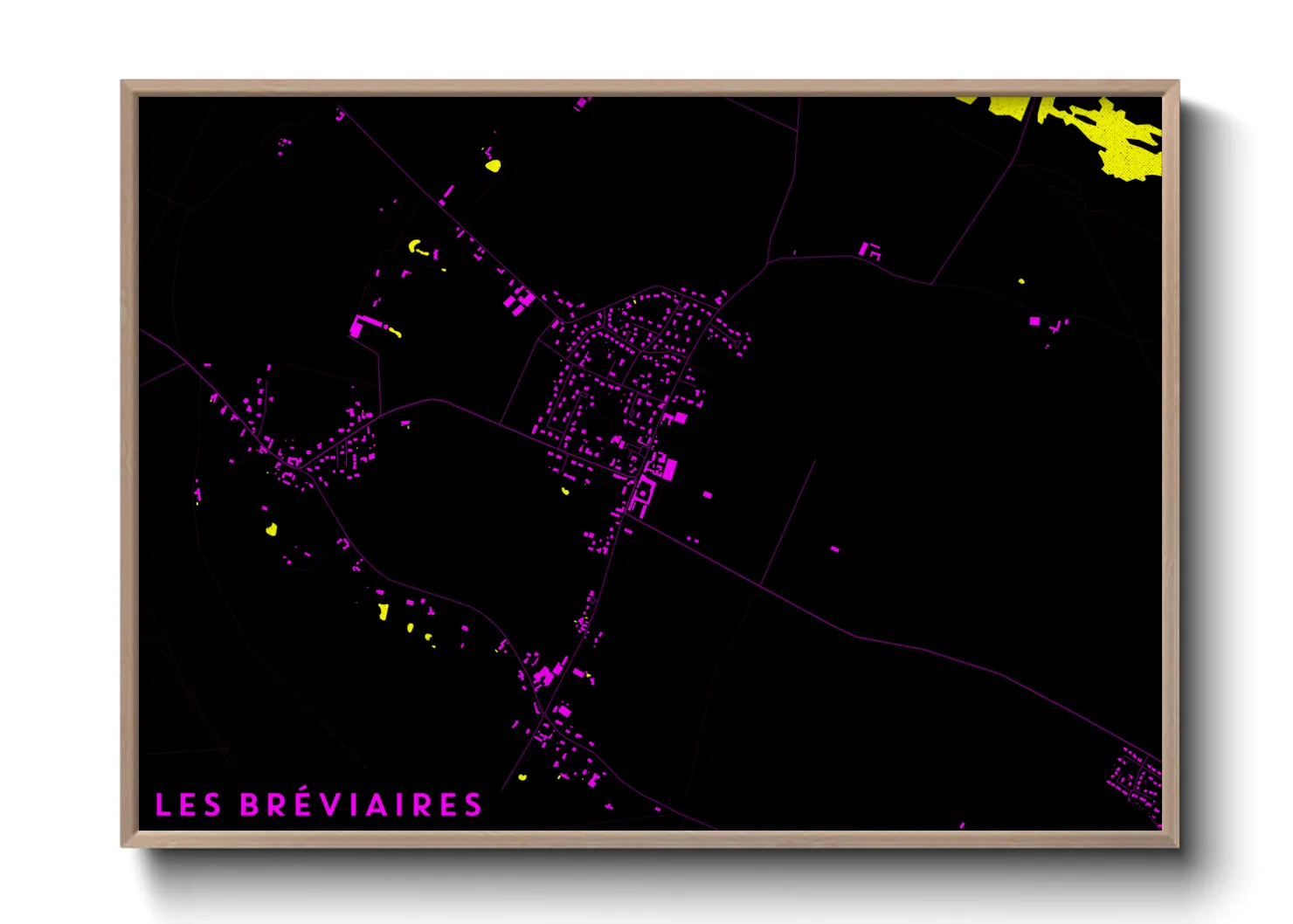 Une affiche de carte sur Les Bréviaires