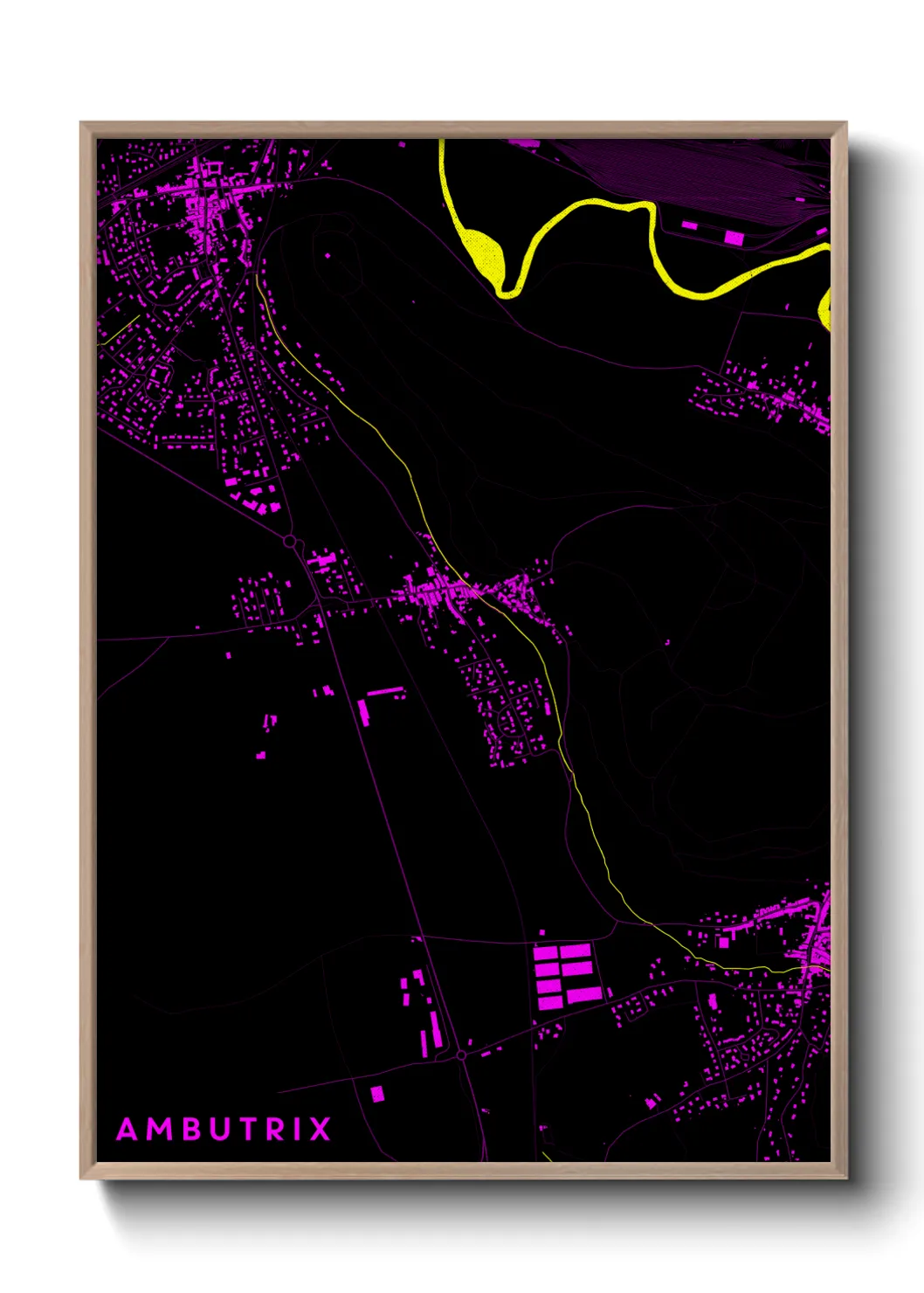 Une affiche de carte sur Ambutrix