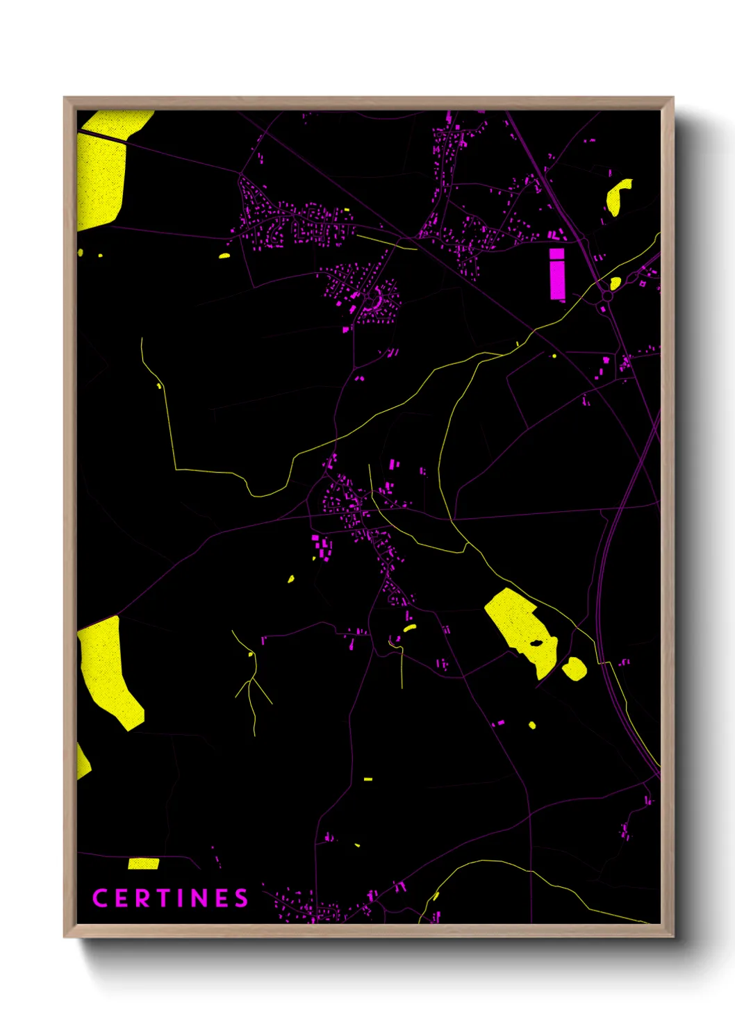 Un poster carteCertines