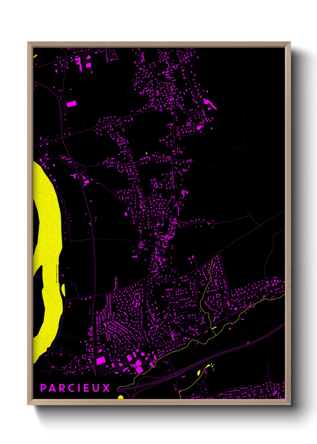 Un poster carteParcieux