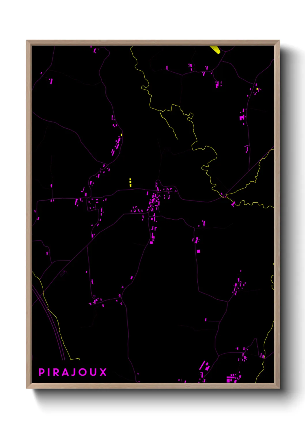 Un poster cartePirajoux