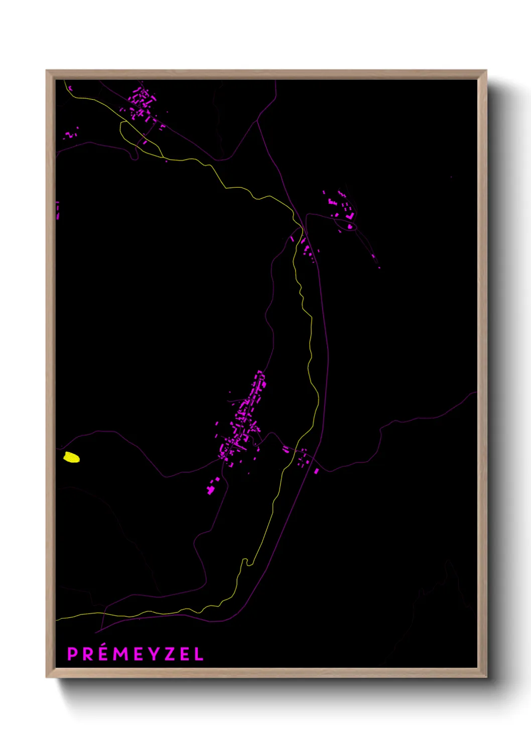 Une affiche de carte sur Prémeyzel