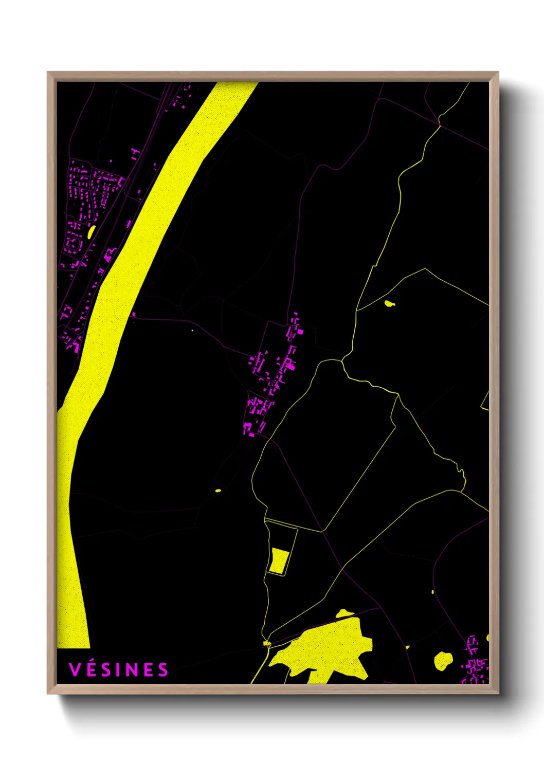 Un poster carteVésines