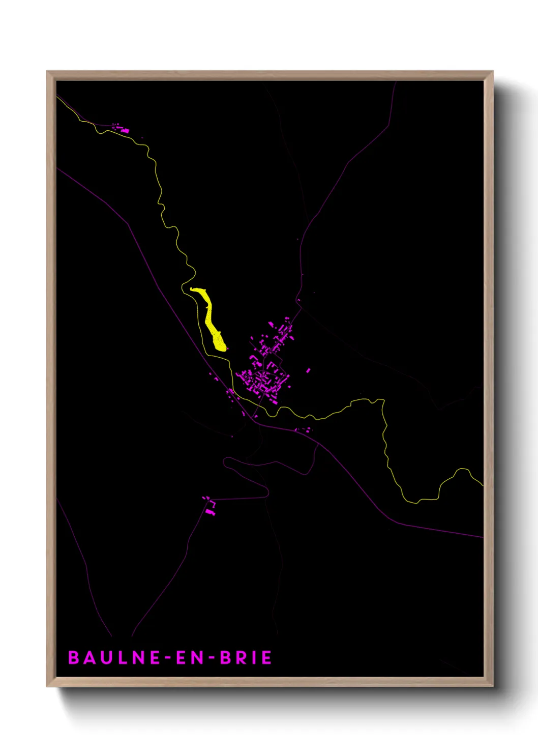 Un poster carteBaulne-en-Brie