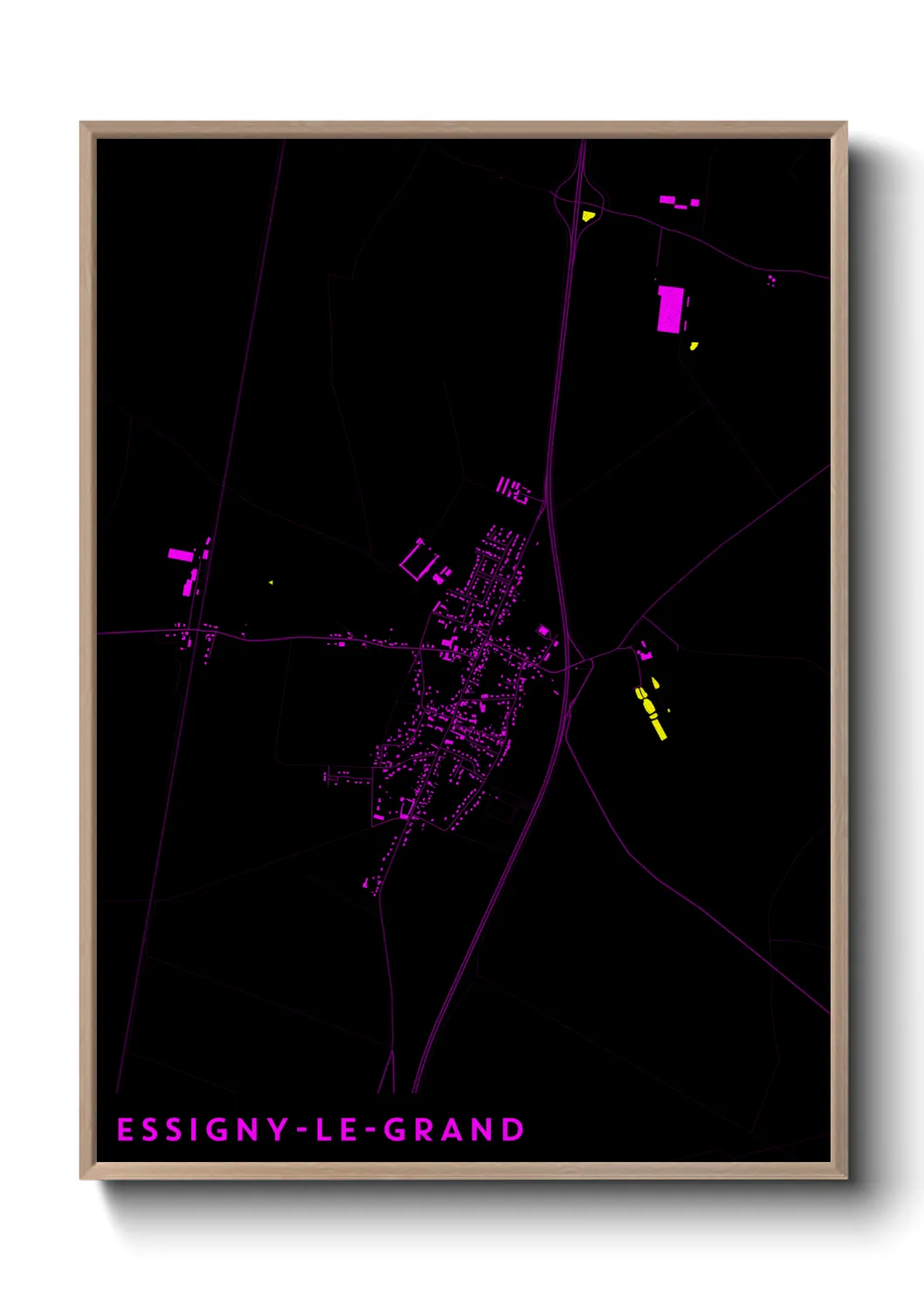 Un poster carteEssigny-le-Grand