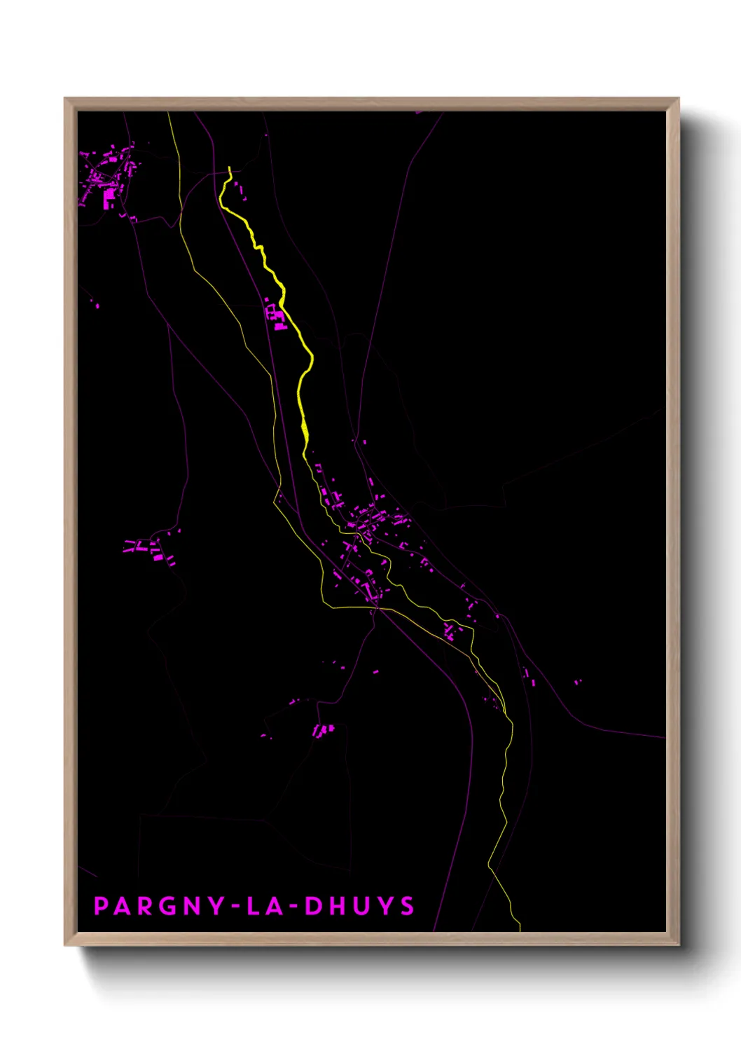 Un poster cartePargny-la-Dhuys