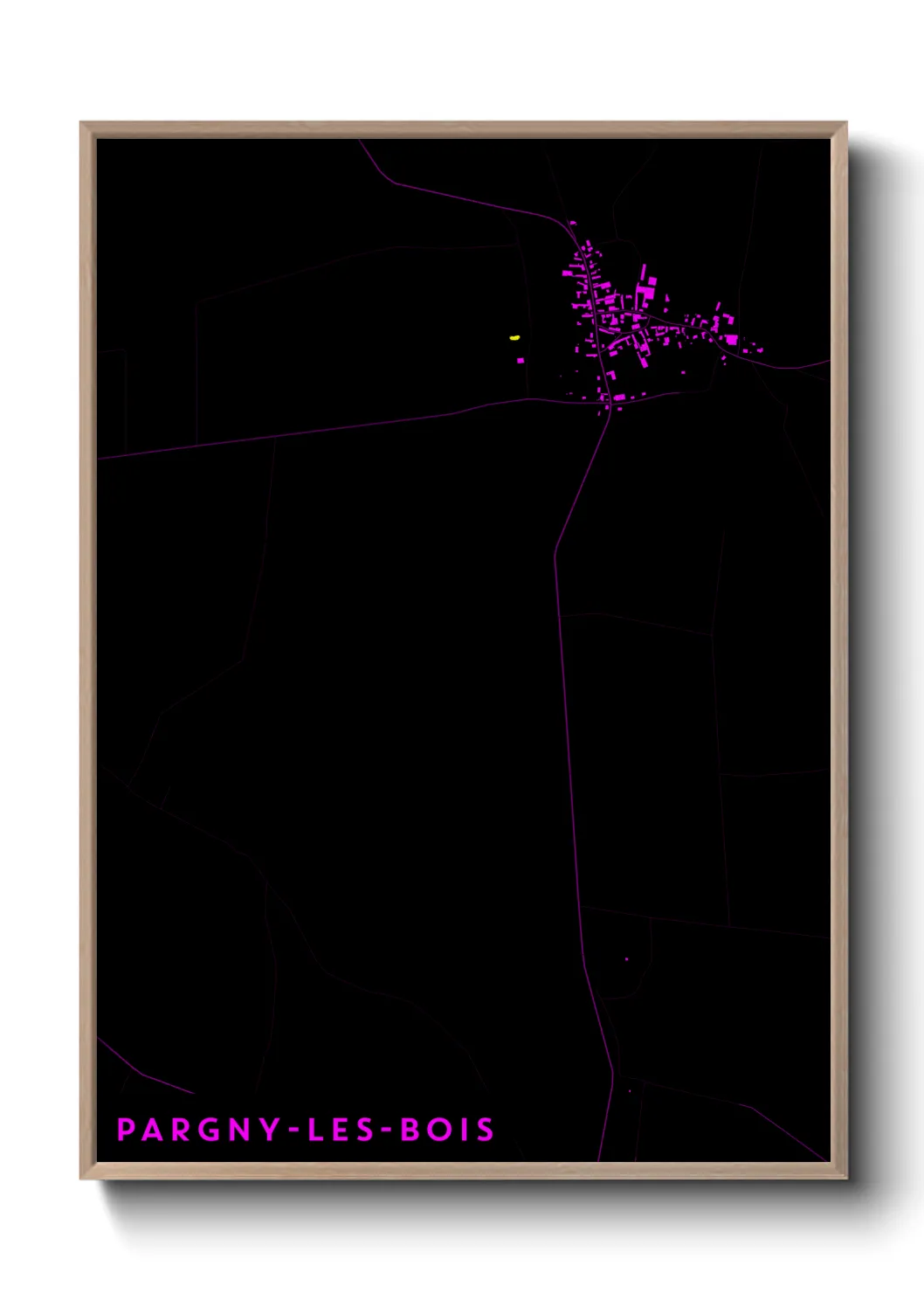 Un poster cartePargny-les-Bois