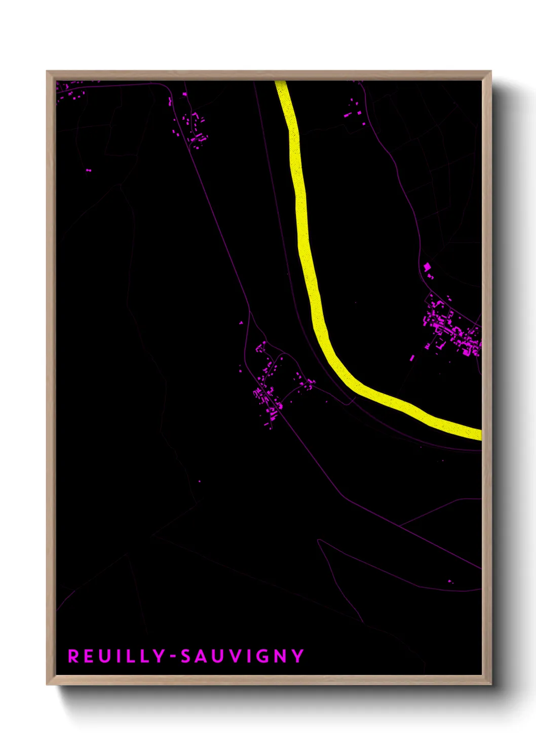 Un poster carteReuilly-Sauvigny