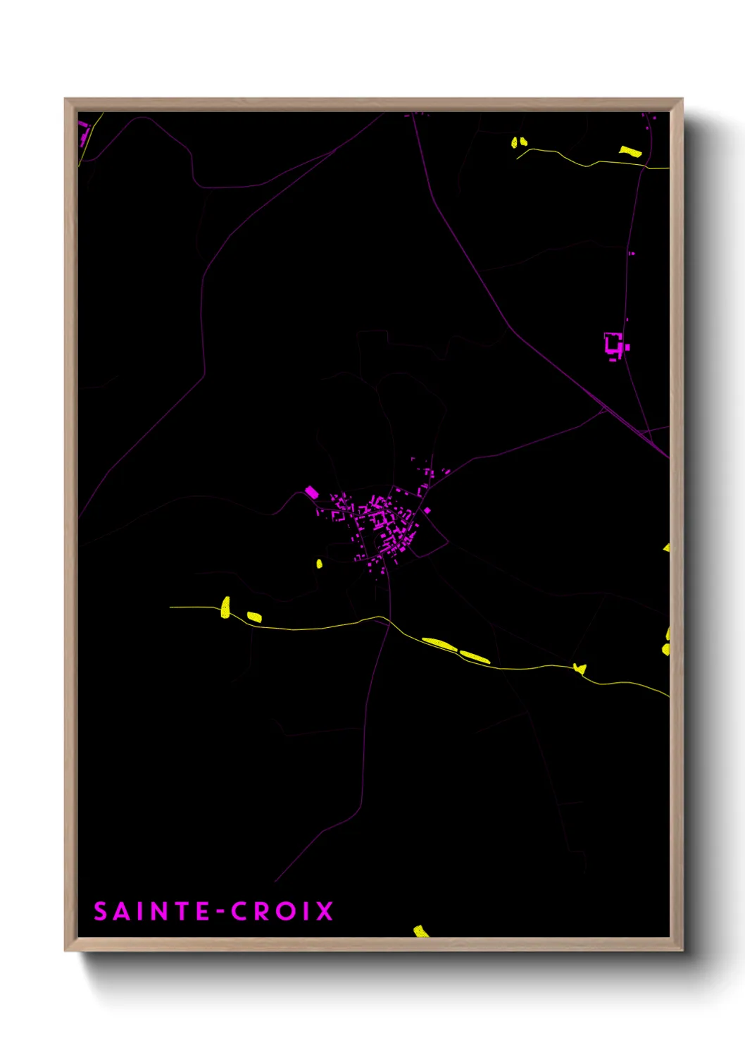 Un poster carteSainte-Croix