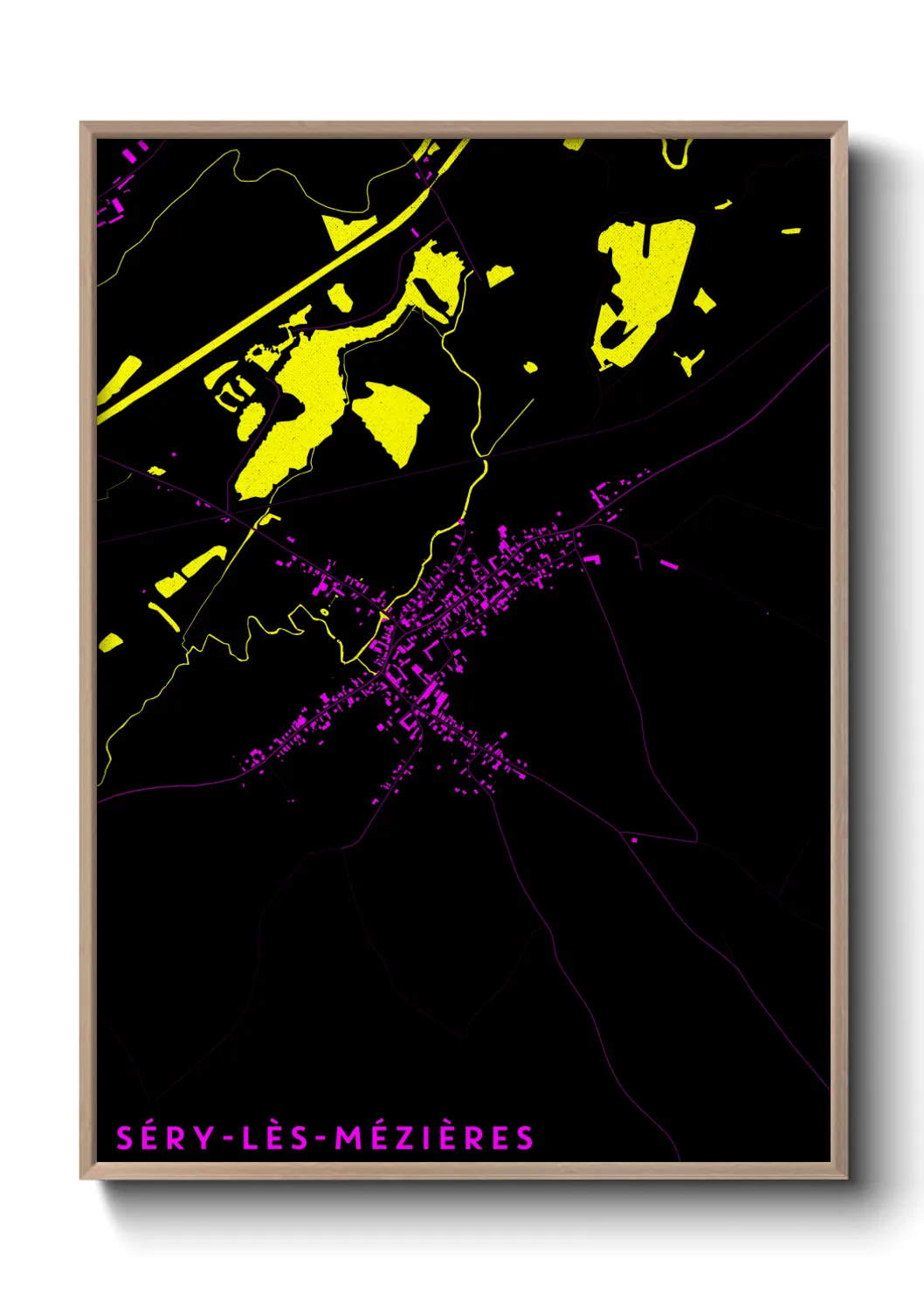 Un poster carteSéry-lès-Mézières