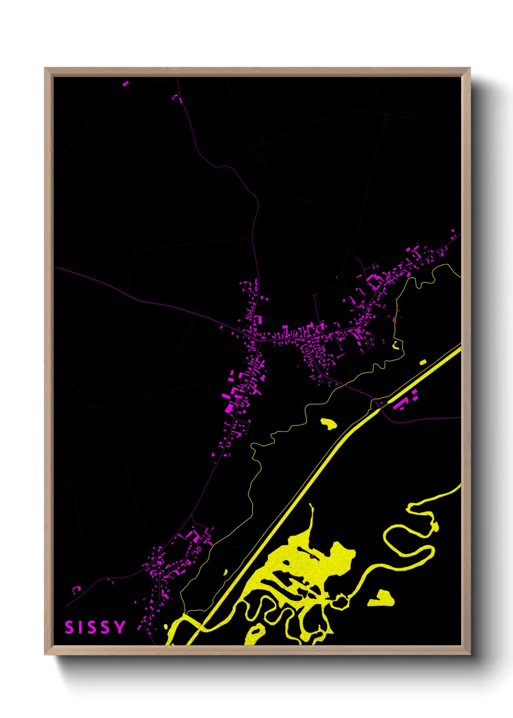 Une affiche de carte sur Sissy