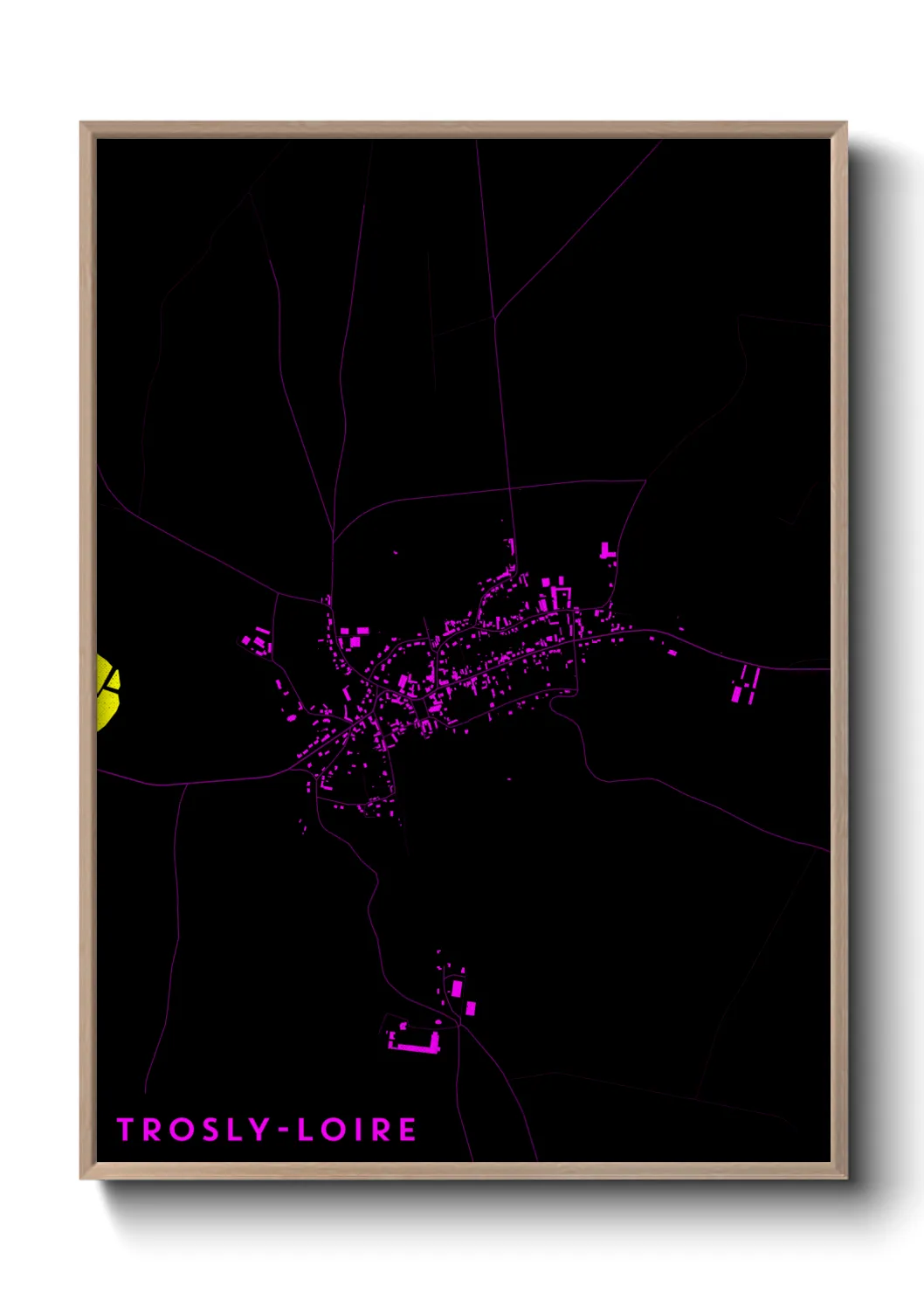 Un poster carteTrosly-Loire