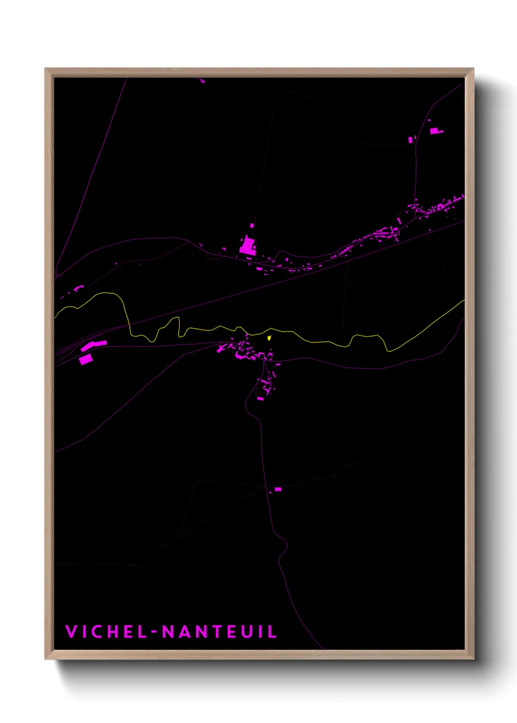 Un poster carteVichel-Nanteuil