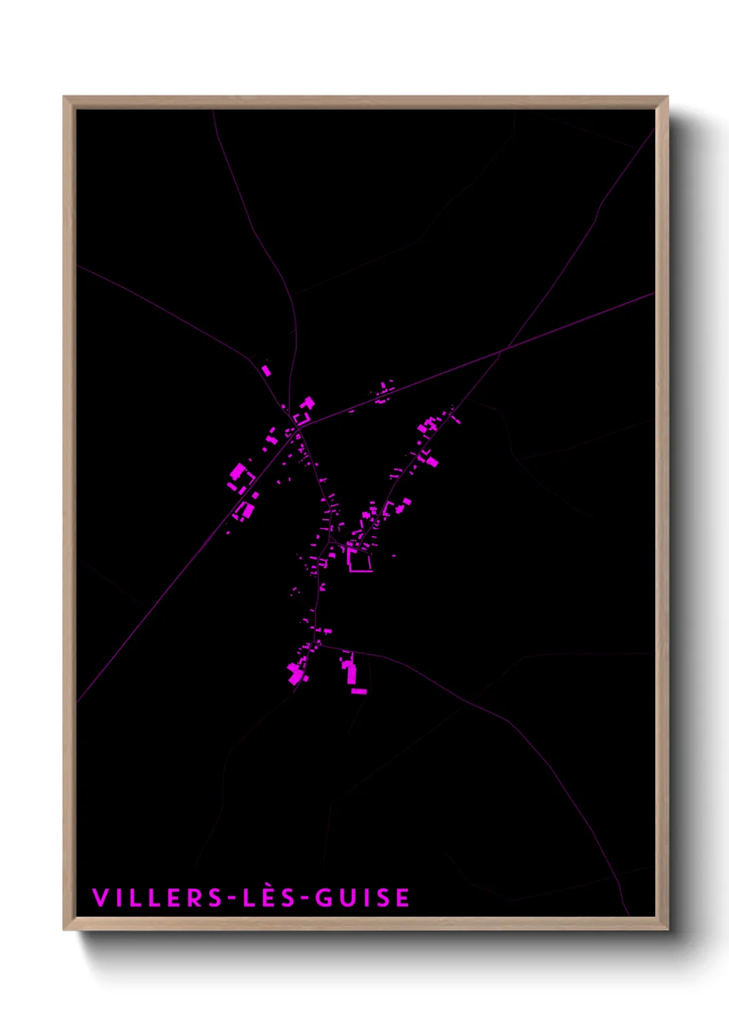 Un poster carteVillers-lès-Guise