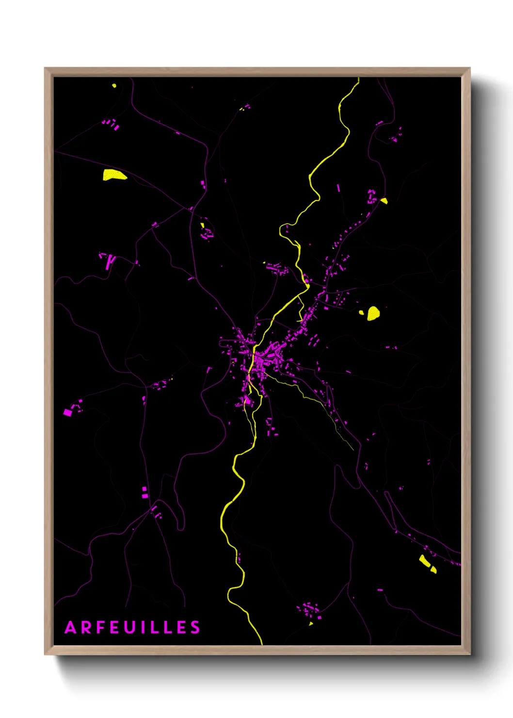 Un poster carteArfeuilles