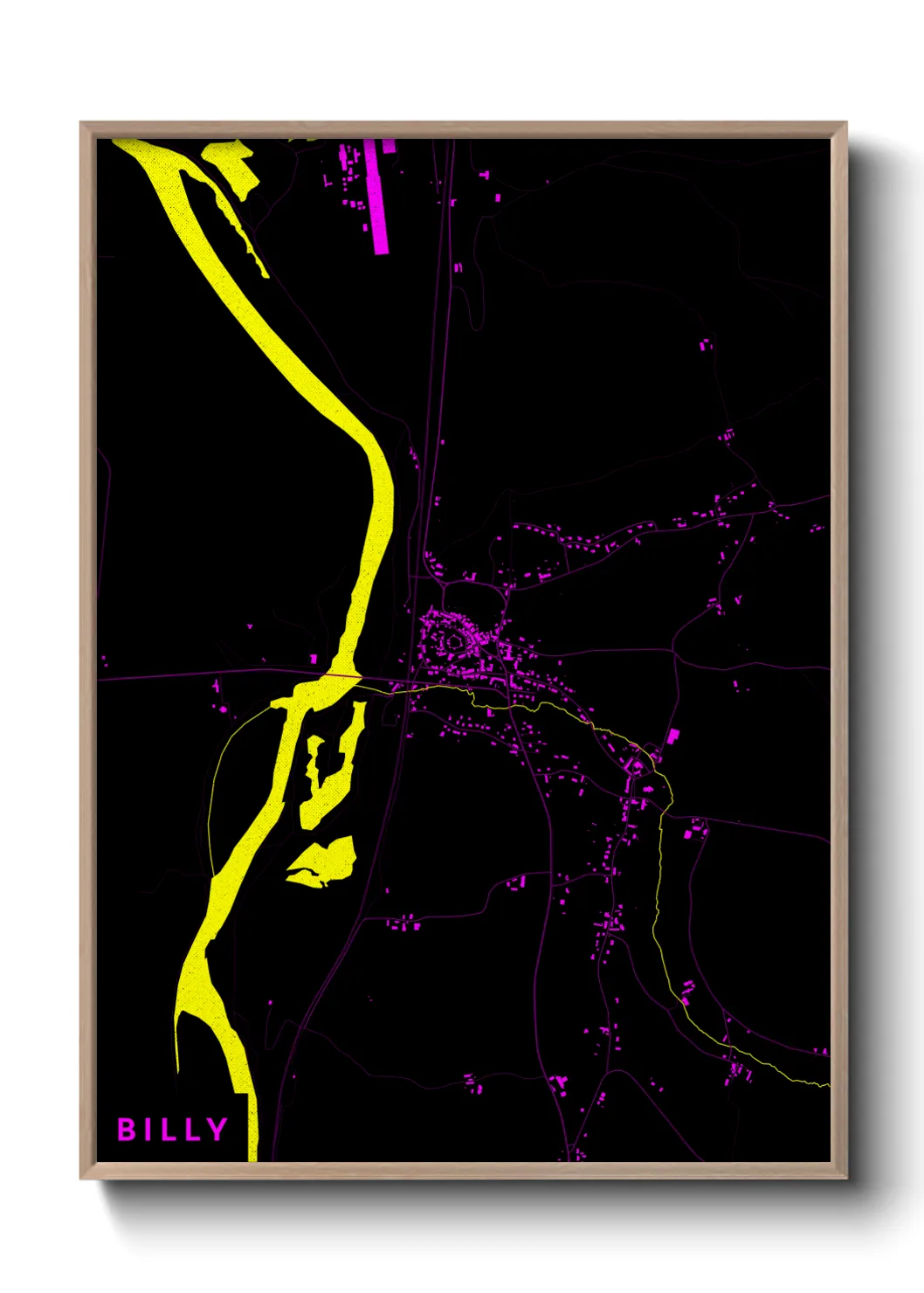 Une affiche de carte sur Billy