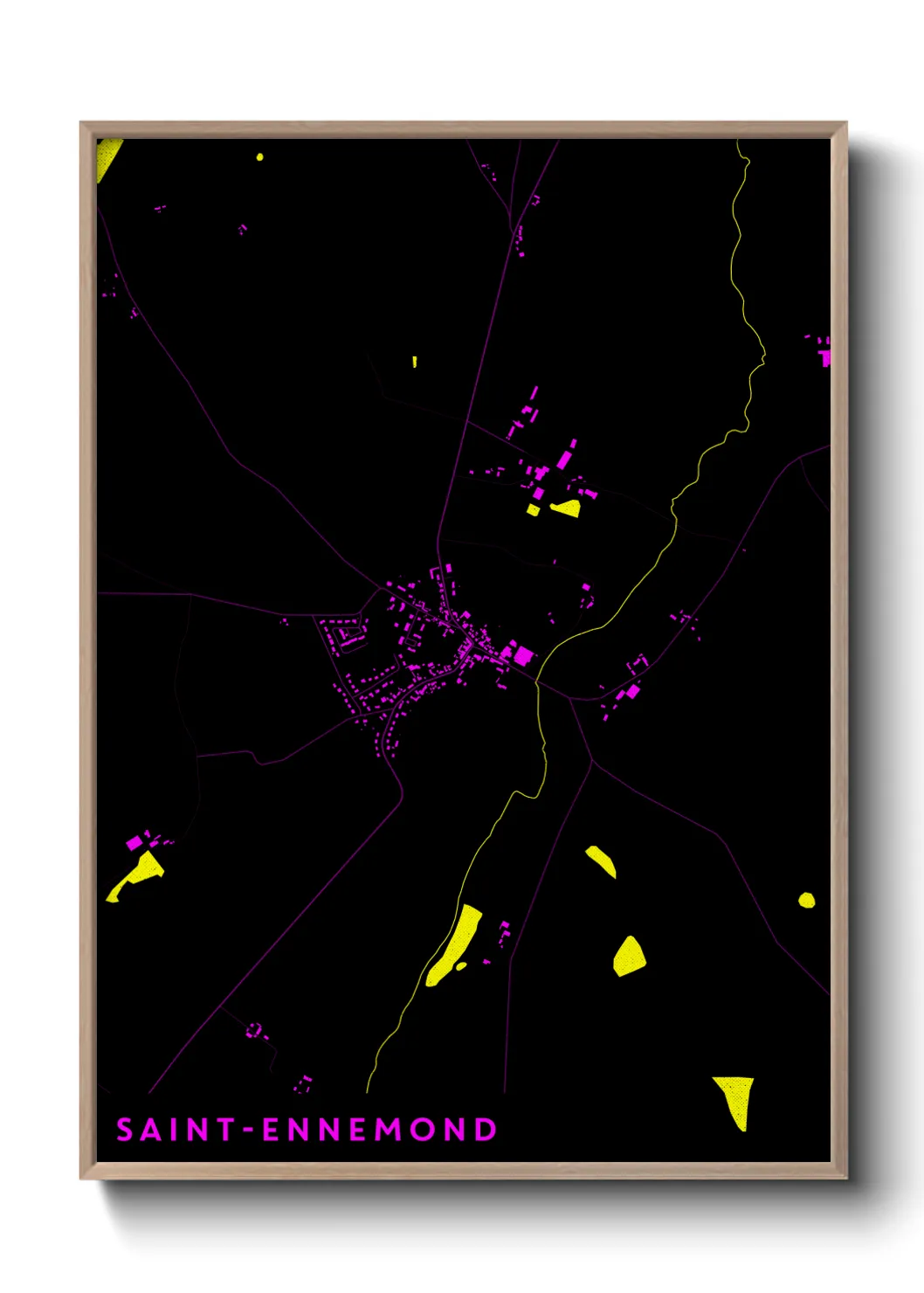 Un poster carteSaint-Ennemond