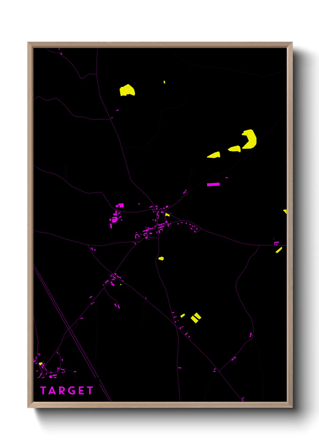 Une affiche de carte sur Target