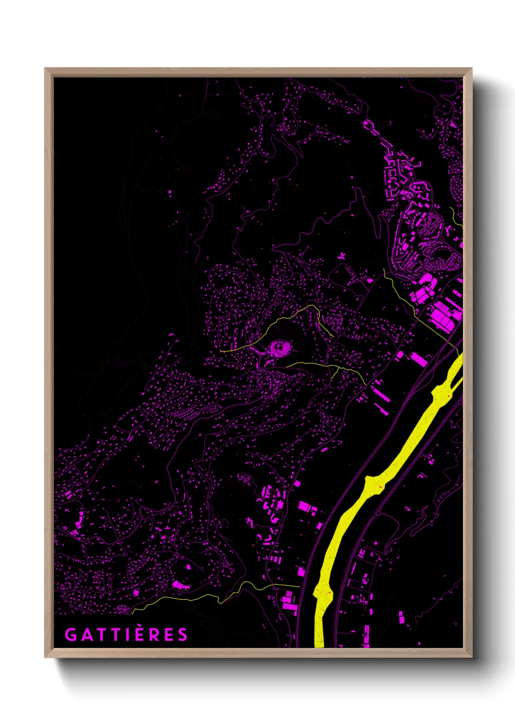 Un poster carteGattières