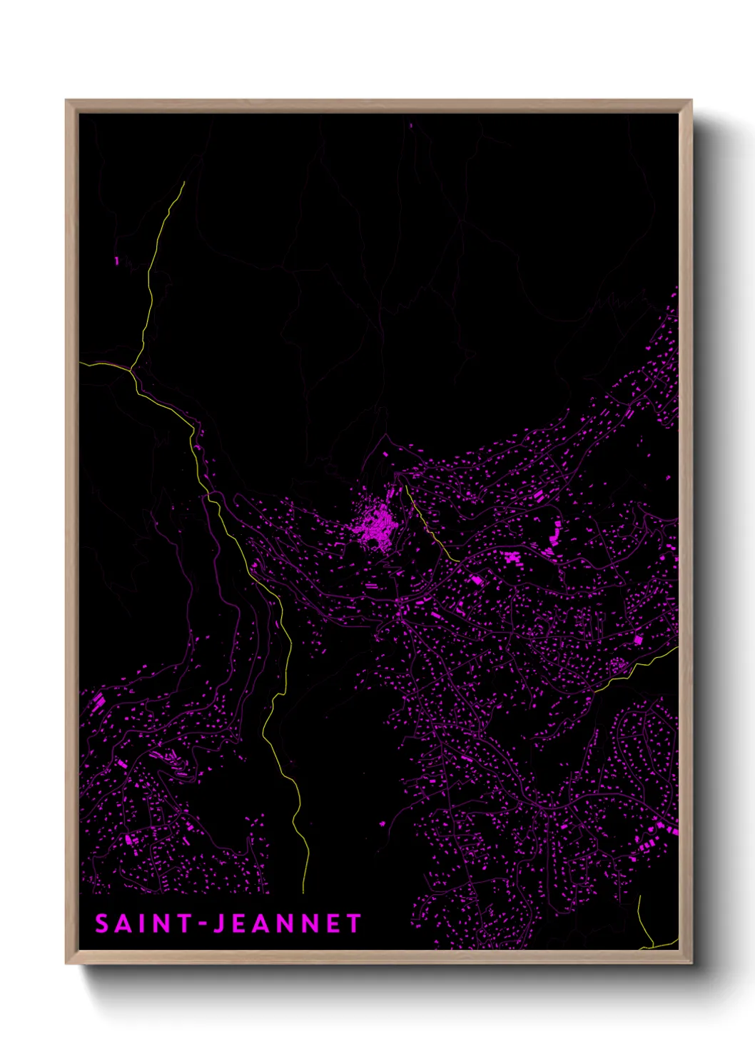 Un poster carteSaint-Jeannet