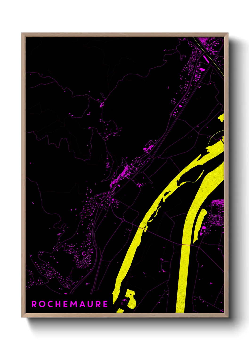 Un poster carteRochemaure