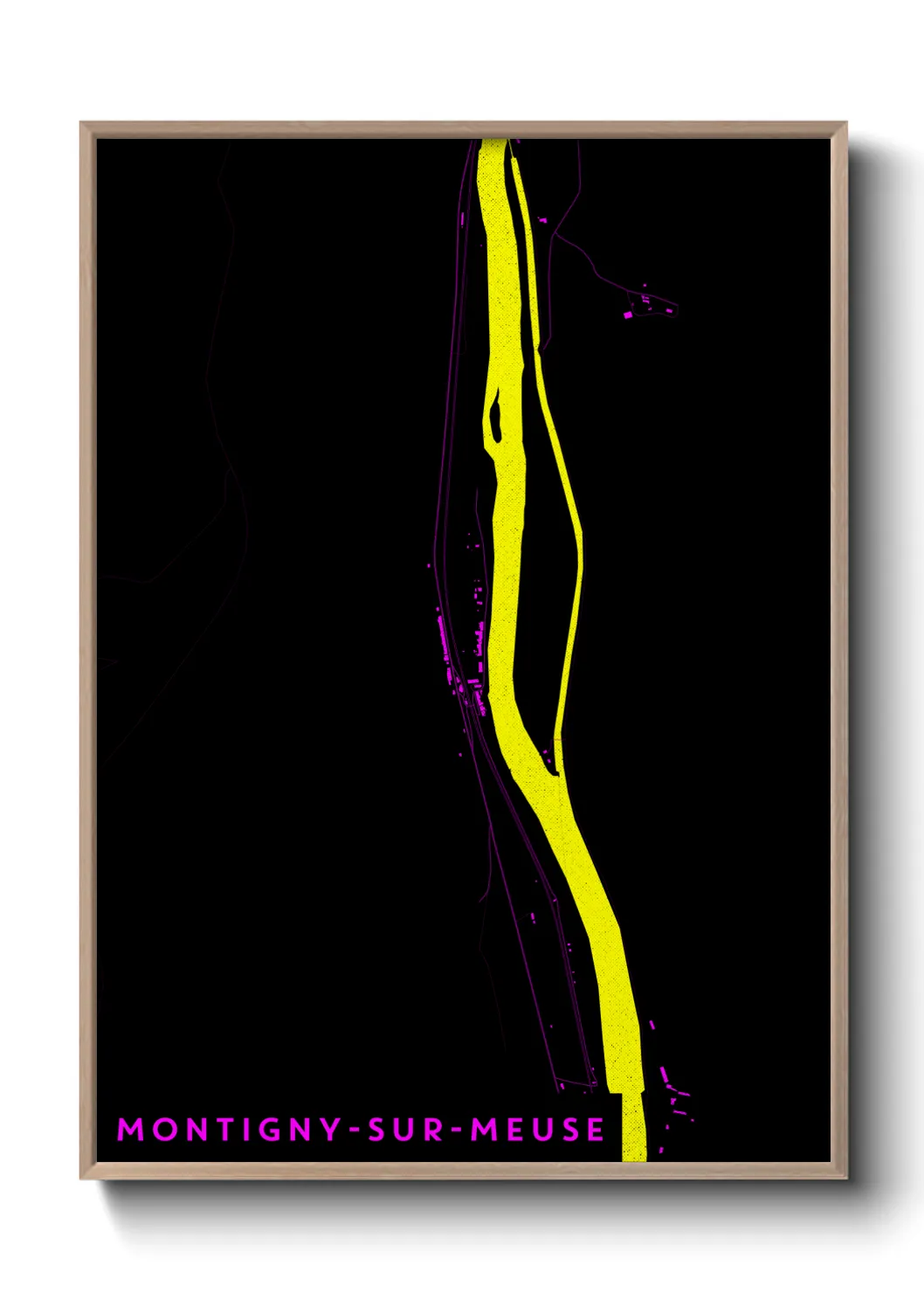 Un poster carteMontigny-sur-Meuse