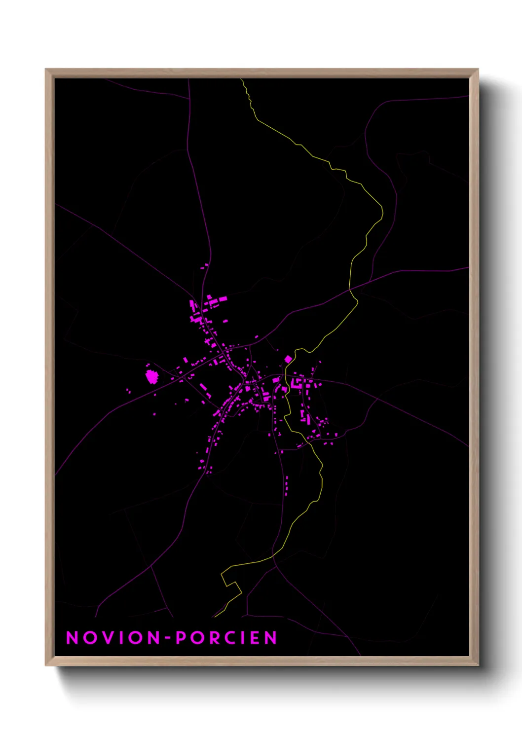 Un poster carteNovion-Porcien