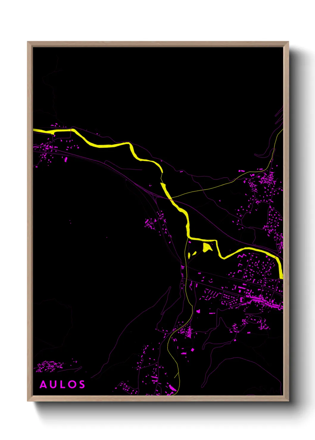 Une affiche de carte sur Aulos