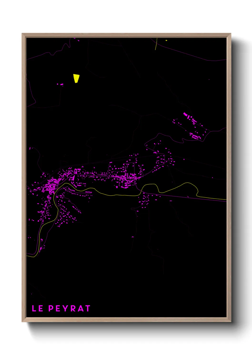 Un poster carteLe Peyrat