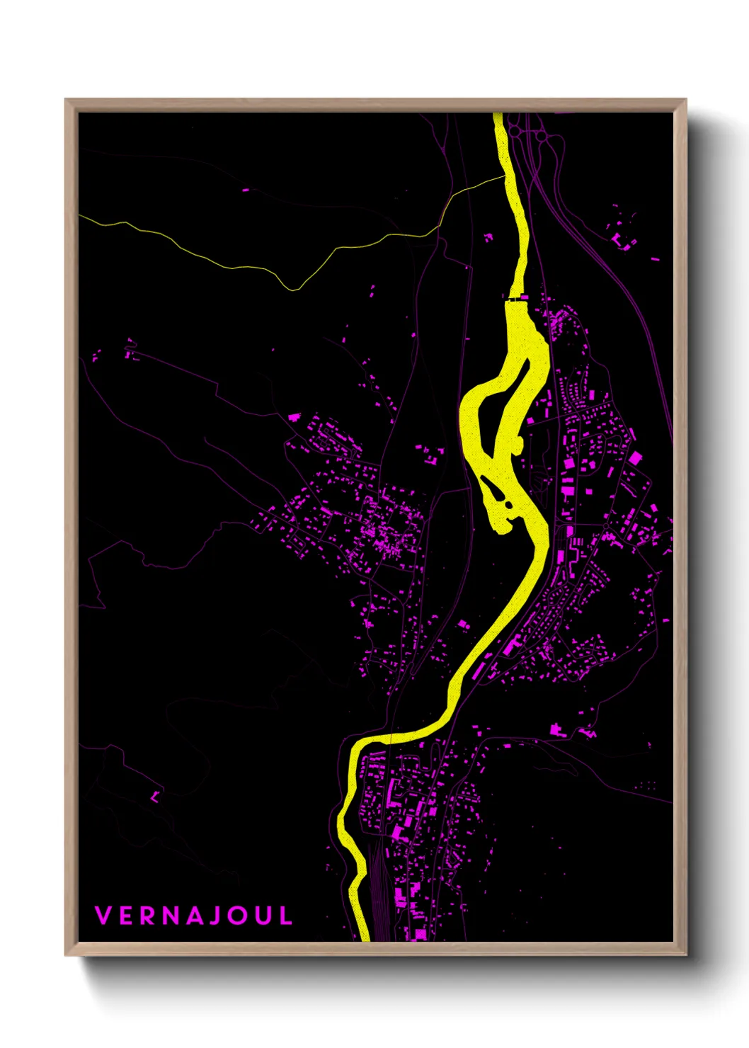 Un poster carteVernajoul