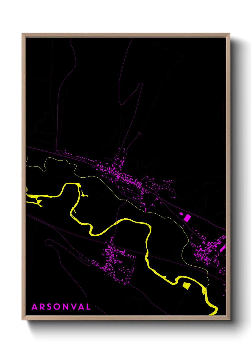 Une affiche de carte sur Arsonval
