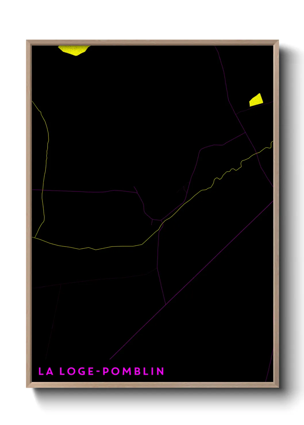 Un poster carteLa Loge-Pomblin